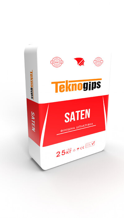 Фінішна гіпсова шпаклівка – teknogips saten