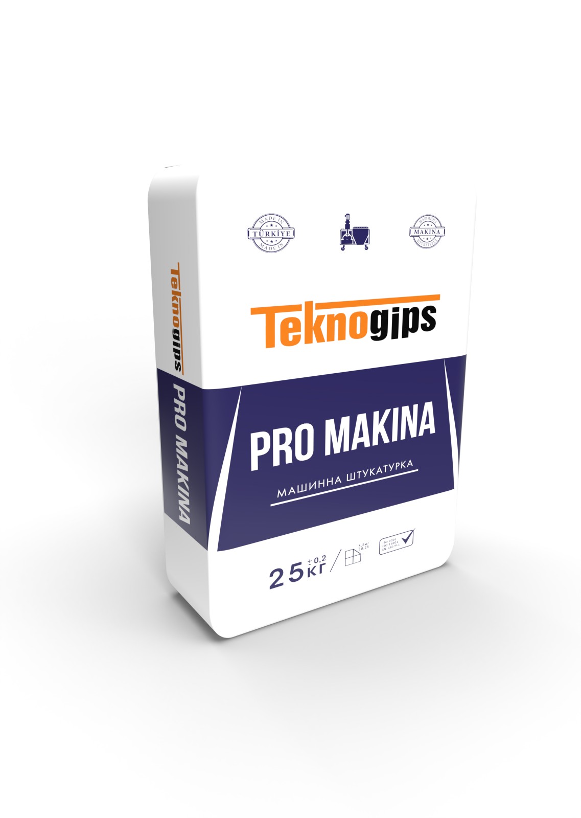 Машинна гіпсова штукатурка – teknogips pro makina 
